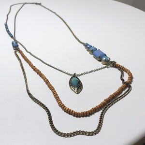 Layered Aztec-Style Necklace